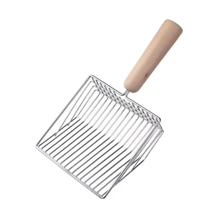 Ensemble de pelles à litière pour chat : maille fine