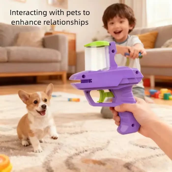 Jouet pour chat et chien avec ensemble de disques volants colorés