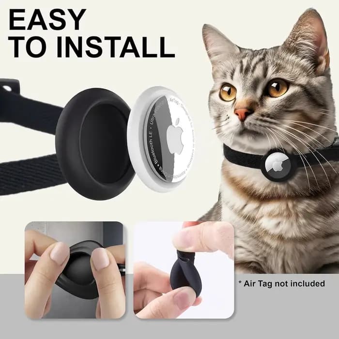 Collier de chat Airtag pour Apple Tag