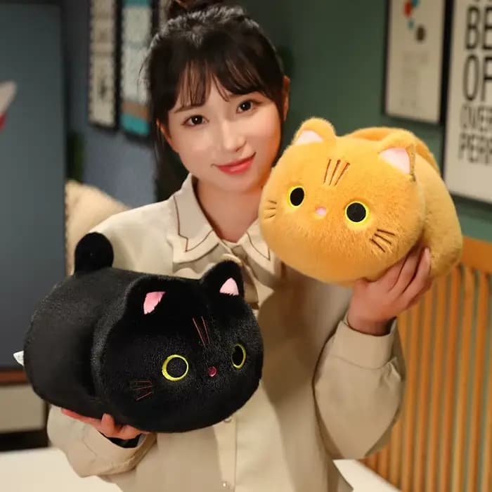 Peluche chat adorable de 25-50 cm