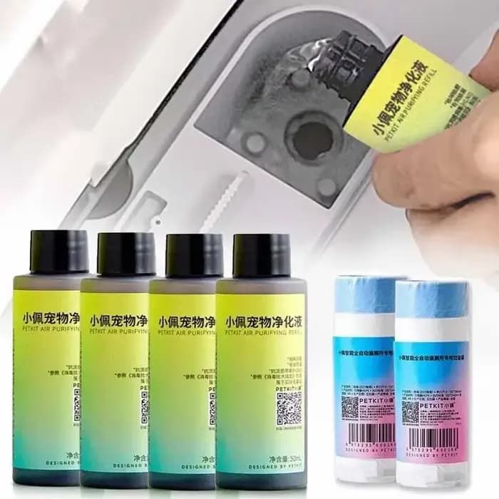 Liquide de désodorisation de stérilisation pour PETKIT bac à litière pour chat Purification spéciale concentré parfum de poire déodorant de nettoyage