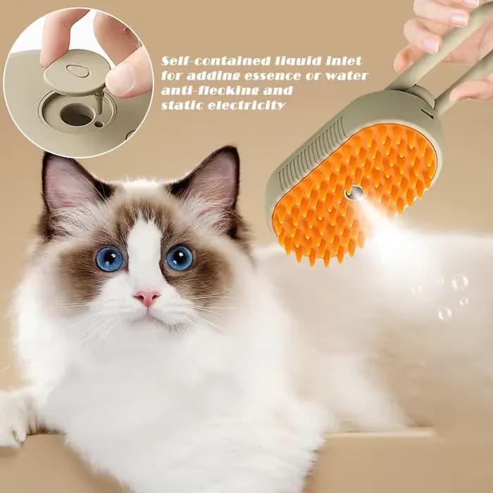 Brosse de massage pour animaux de compagnie