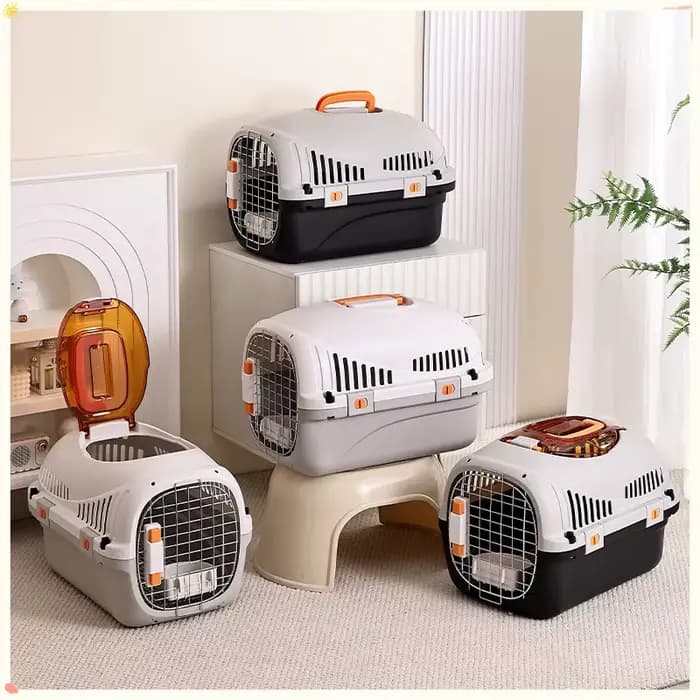 Cage de transport portable pour animaux de compagnie