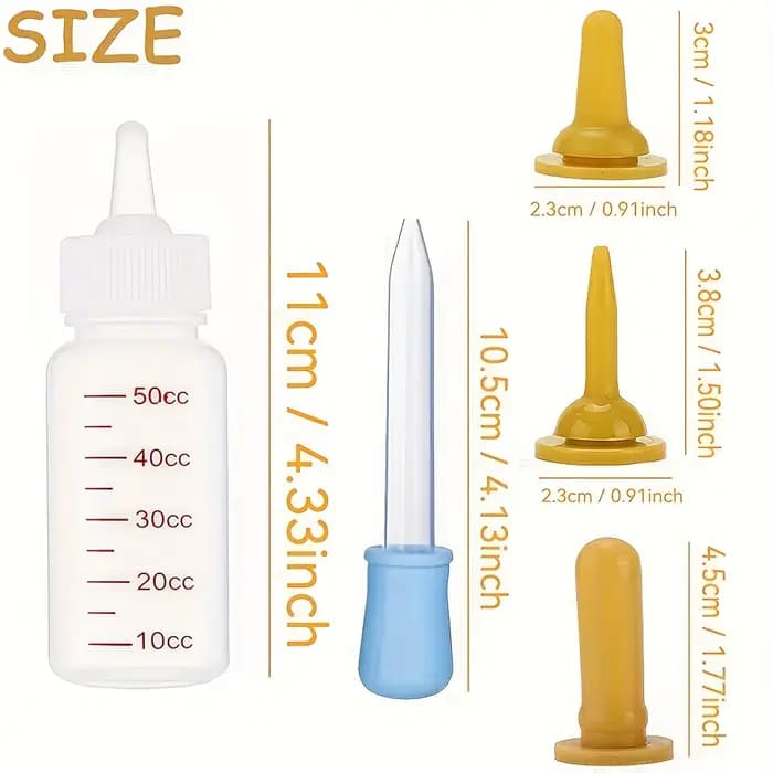 Kit d'alimentation pour chatons et chiots nouveau-nés
