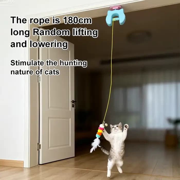 Nouveau Type de jouet électrique pour chat avec 2 cordes