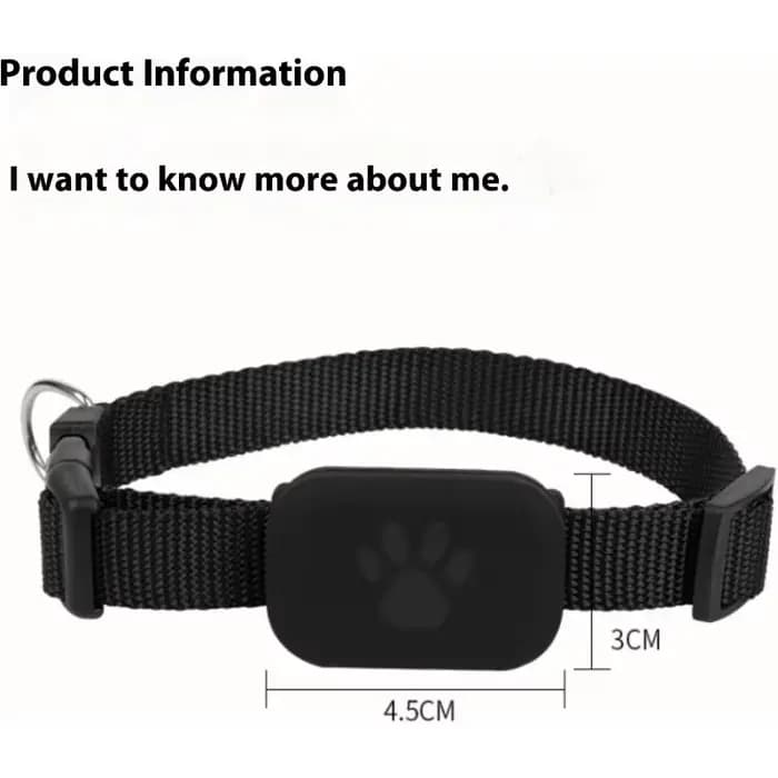Collier de suivi GPS intelligent pour animaux de compagnie