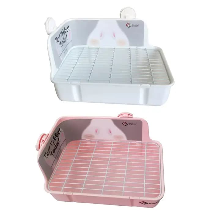 Bac à litière pour lapin, toilettes pour petits animaux, bac à litière d entraîneur pot pour lapin