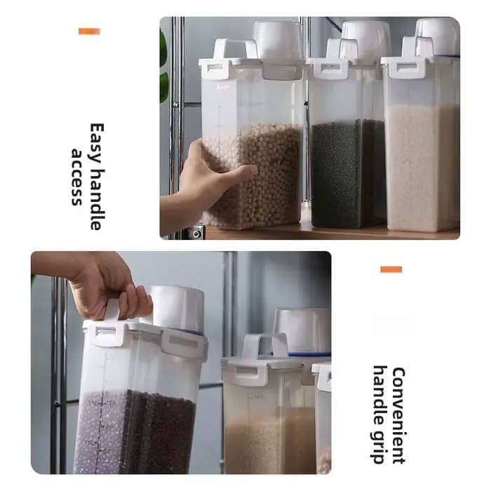 Récipient de conservation des aliments pour animaux de compagnie de qualité supérieure avec joint hermétique – Durable
