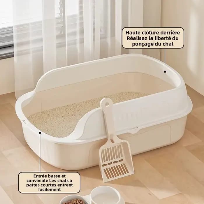 Bac à litière pour chat de petite taille