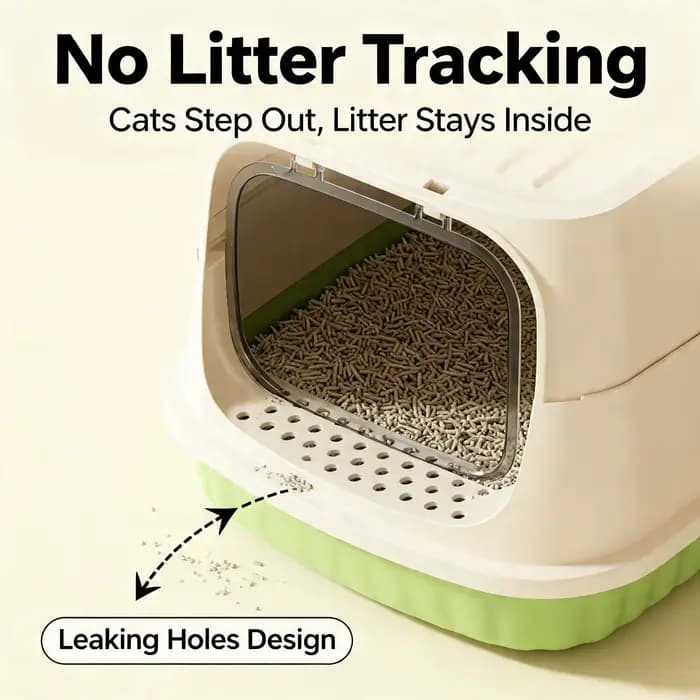 Bac à litière pour chat portable