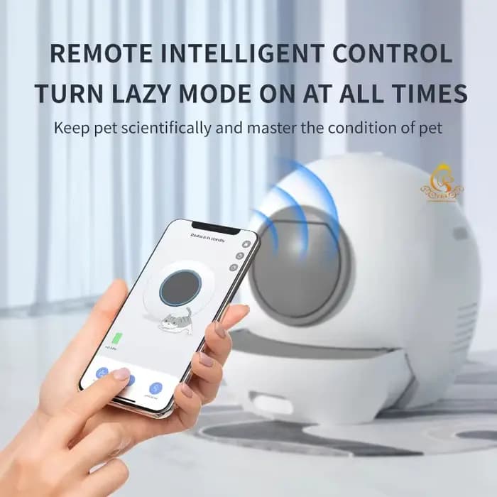 Grande litière automatique pour chat