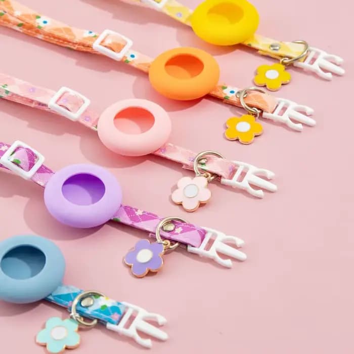 Collier de sécurité réglable pour chat avec support Apple Air Tag