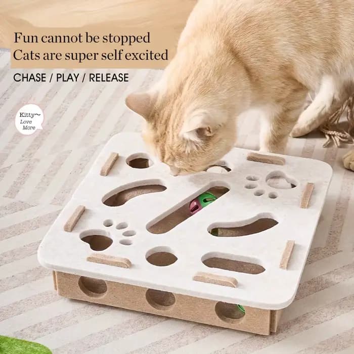 Puzzle interactif pour chat