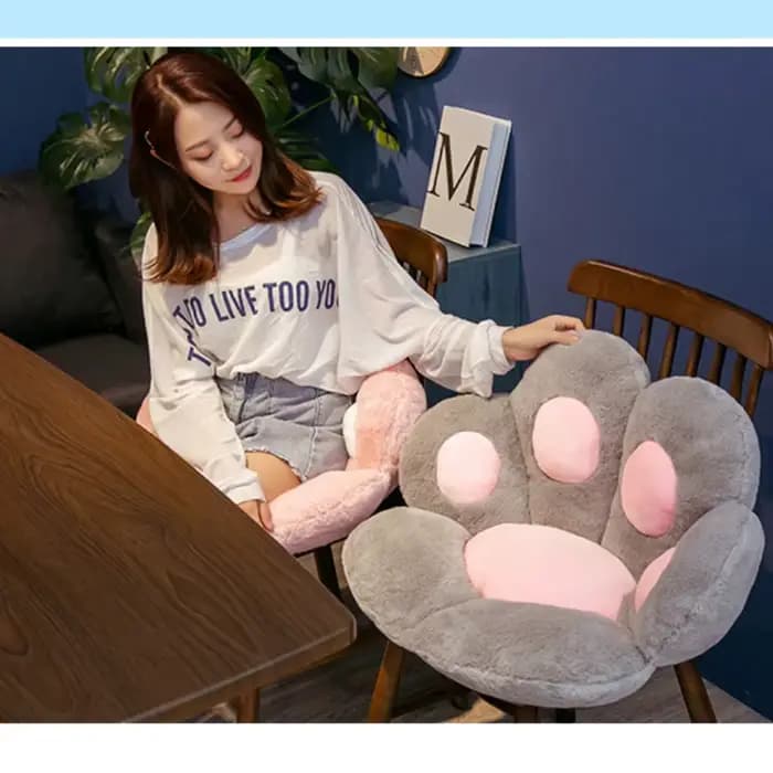 Coussin de chaise en forme de patte de chat