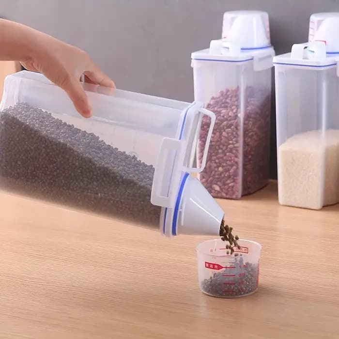 Conteneur de stockage d'aliments pour animaux de compagnie de qualité supérieure avec joint hermétique - Durable