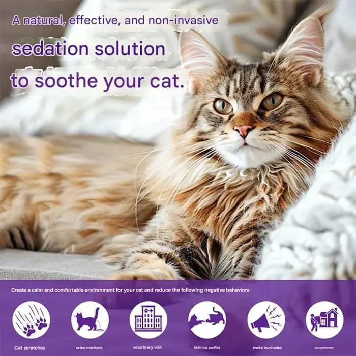 Diffuseur de phéromones pour chats et chiens, ensemble 4-en-1 pour animaux de compagnie, chauffage électrique, phéromones inodores, soulage le stress émotionnel des animaux