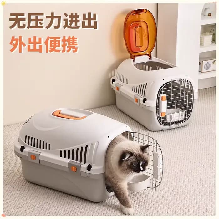 Cage de transport portable pour animaux de compagnie