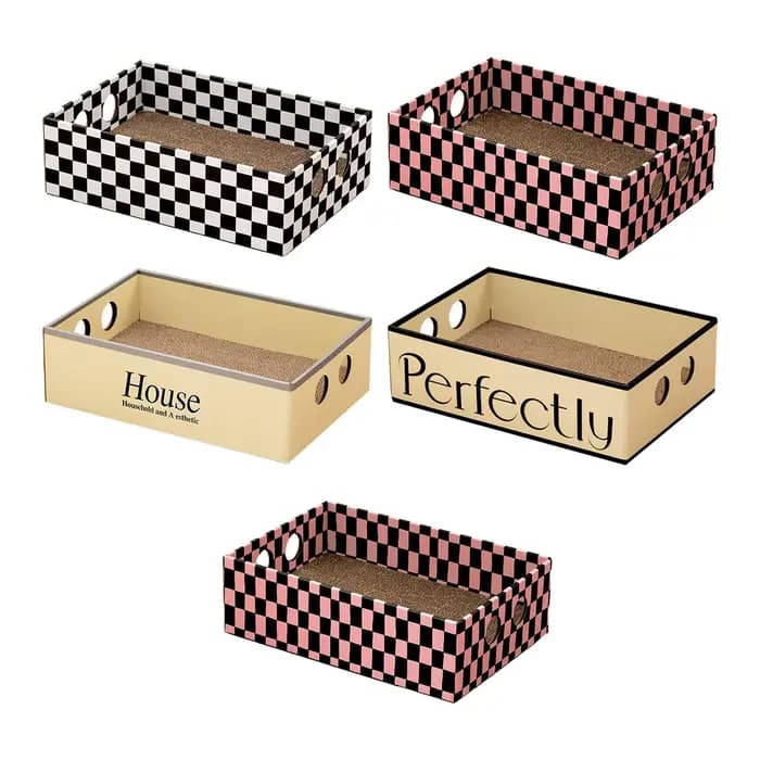 Planche à Gratter en Carton Durable pour Chats d'Nik