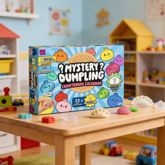 Jouet Squishy Ravioli, Boîte Mystère de Raviolis Bun Baozi