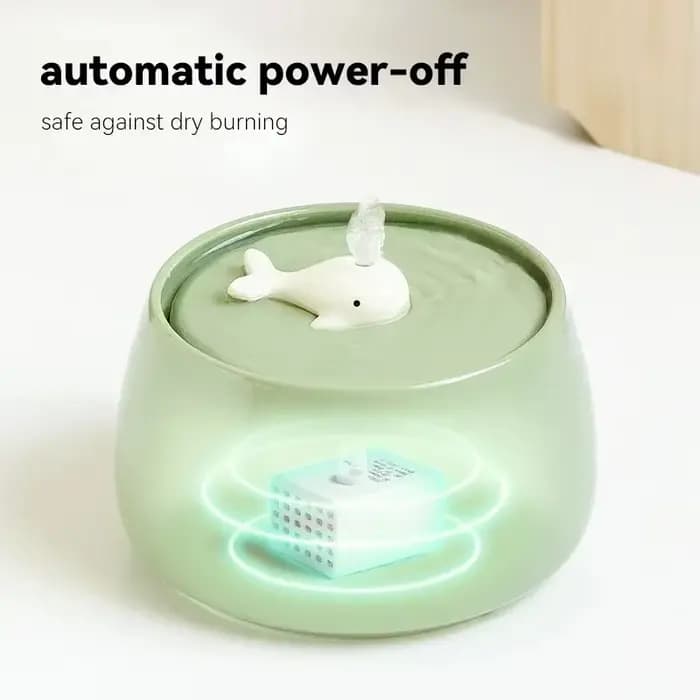 Fontaine d'eau en céramique pour chat