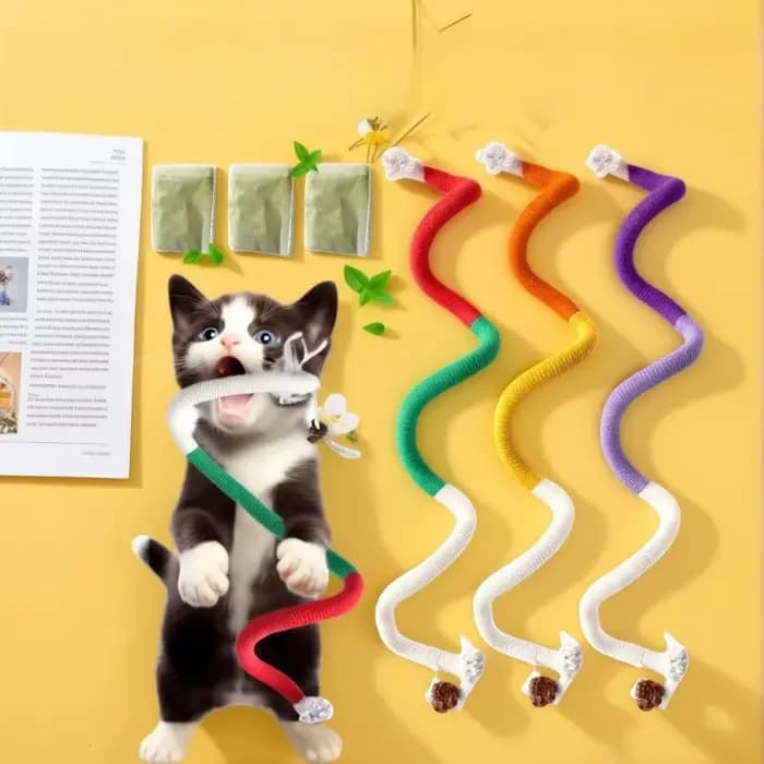 Jouet pour chaton à la catnip et à la silvervine