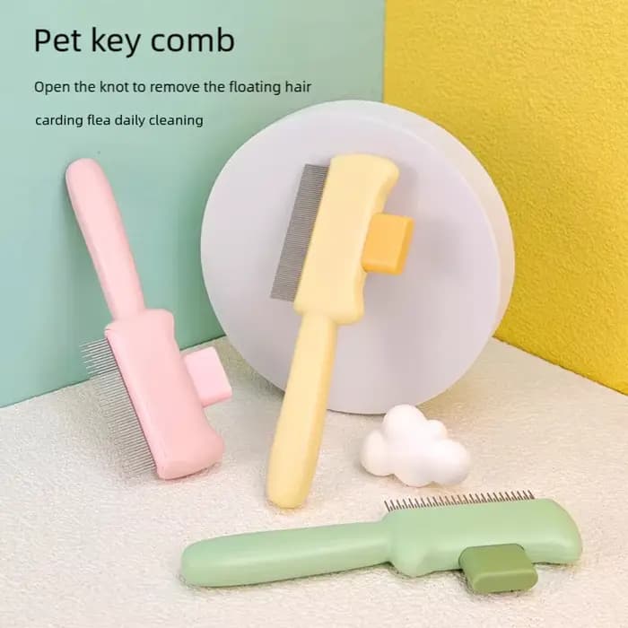 Brosse pour chat à poils courts et longs