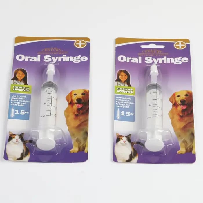 Distributeur de médicaments à Tube poussoir pour animaux de compagnie