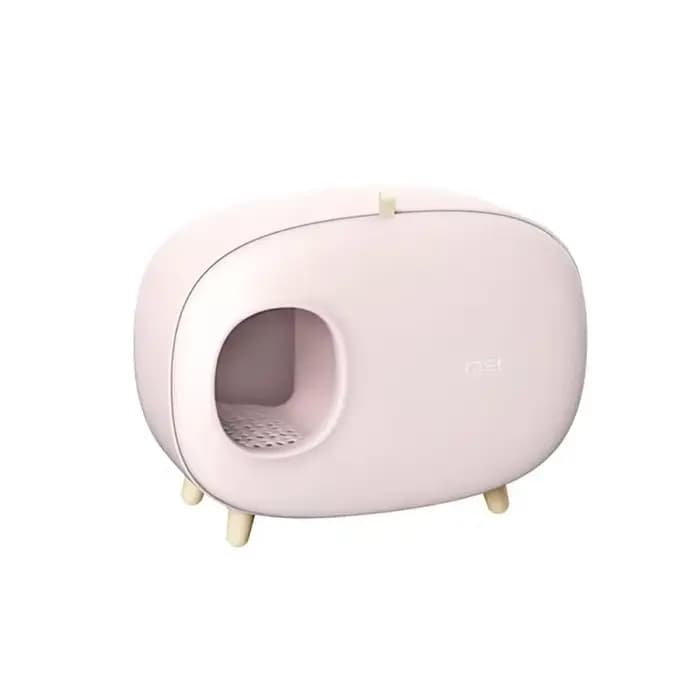 Boîte à litière pour chat en forme de Mochi