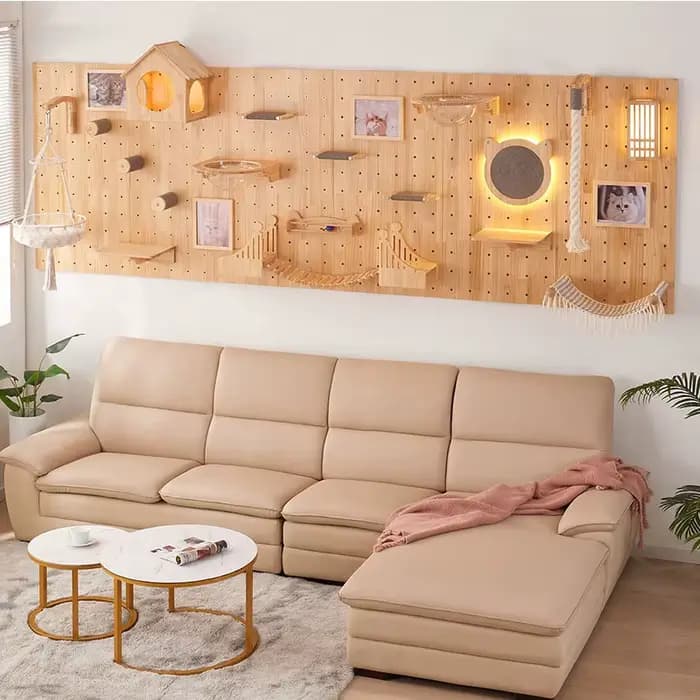 Produit pour animaux de compagnie : Arbre à chat, Tour à chat, Meubles, Condo, Maison, Perchoirs, Étagères murales, Étagères murales d'escalade pour chats