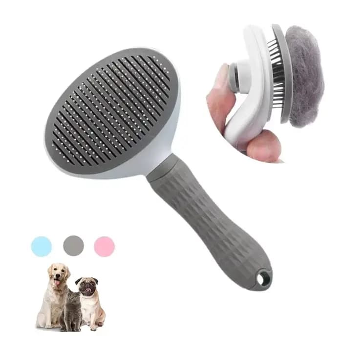 Brosse à cheveux pour chien et chat, peigne de toilettage et de soin pour chat, peigne en acier inoxydable pour cheveux longs, nettoyage des chiens, accessoires pour chiens