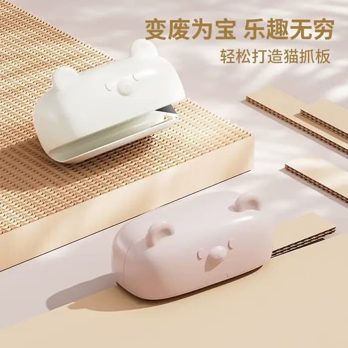 Planche à gratter pour chat en carton ondulé, outil magique DIY pour gratter, coupe-carton, jouet pour chat