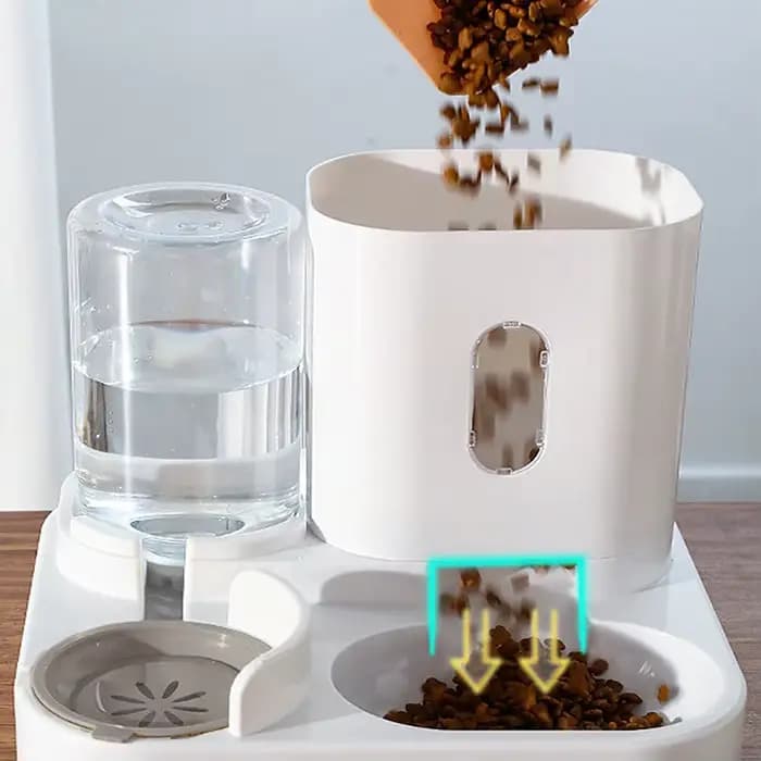 Bol pour chat chaud, ensemble de nourriture pour animaux de compagnie