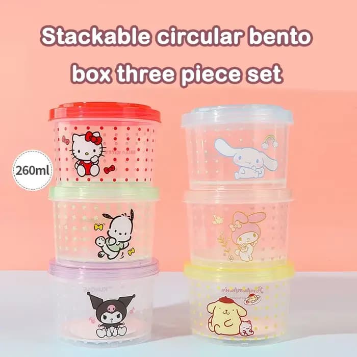 Conteneur alimentaire empilable pour chaton mignon
