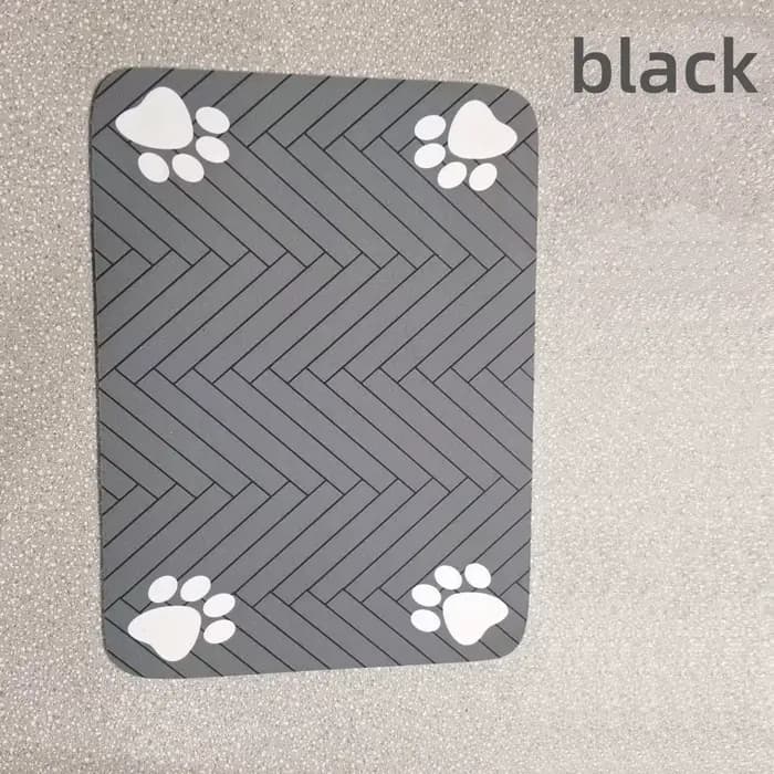S (petit chaton)、 M、L tapis d'alimentation absorbant pour animaux de compagnie
