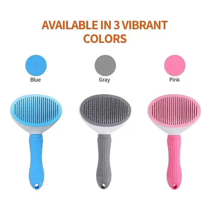 Peigne d'épilation pour animaux de compagnie en un clic pour un toilettage sans effort des chiens et des chats-brosse