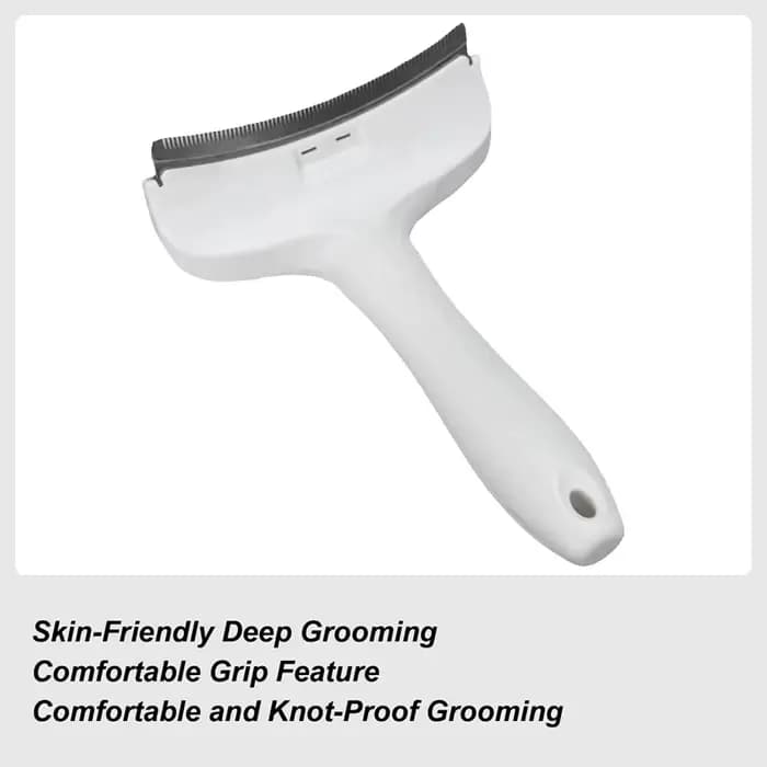 Brosse démêlante pour chiens et chats, outil de toilettage pour l'élimination des poils morts, pour chiots et chatons, râteau démêlant pour animaux de compagnie