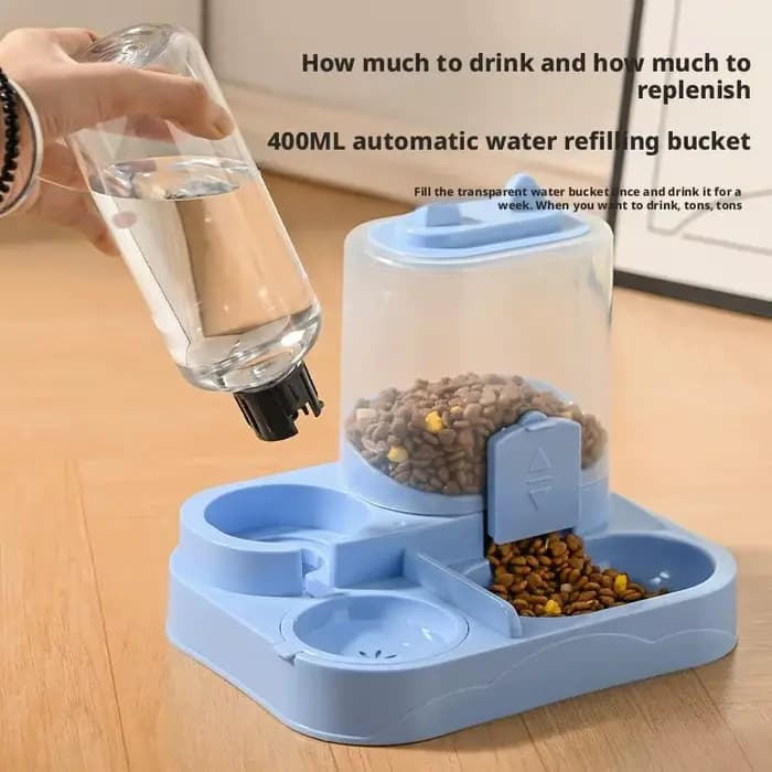 Mangeoire et abreuvoir automatique pour chat