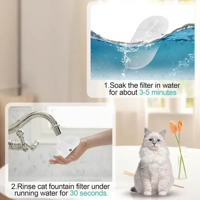 Filtres de remplacement pour fontaine d'eau pour chien et chat