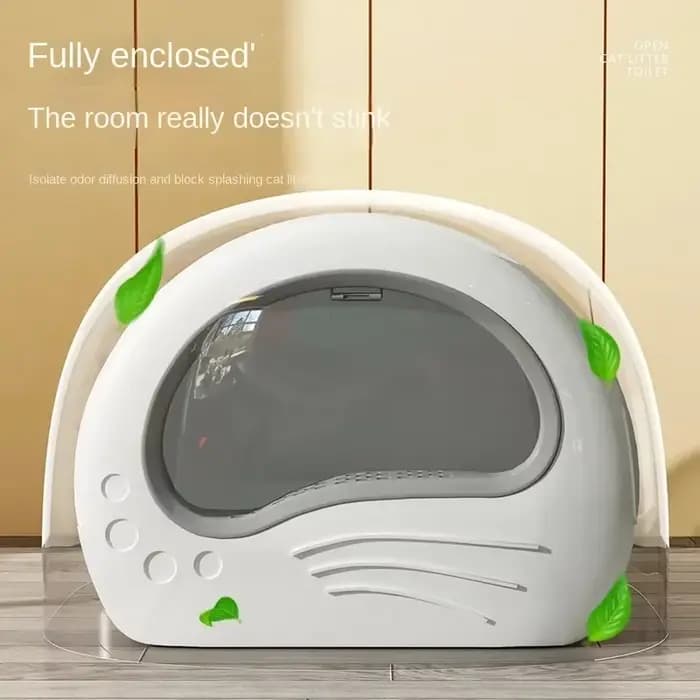 Bac à litière pour chat Type de tiroir entièrement fermé bac à litière pour chat anti-éclaboussures et isolation des odeurs toilettes pour chat bac à litière pour chat Extra Large