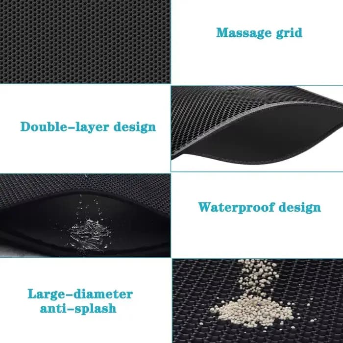 Tapis de litière pour chat avec cadeau