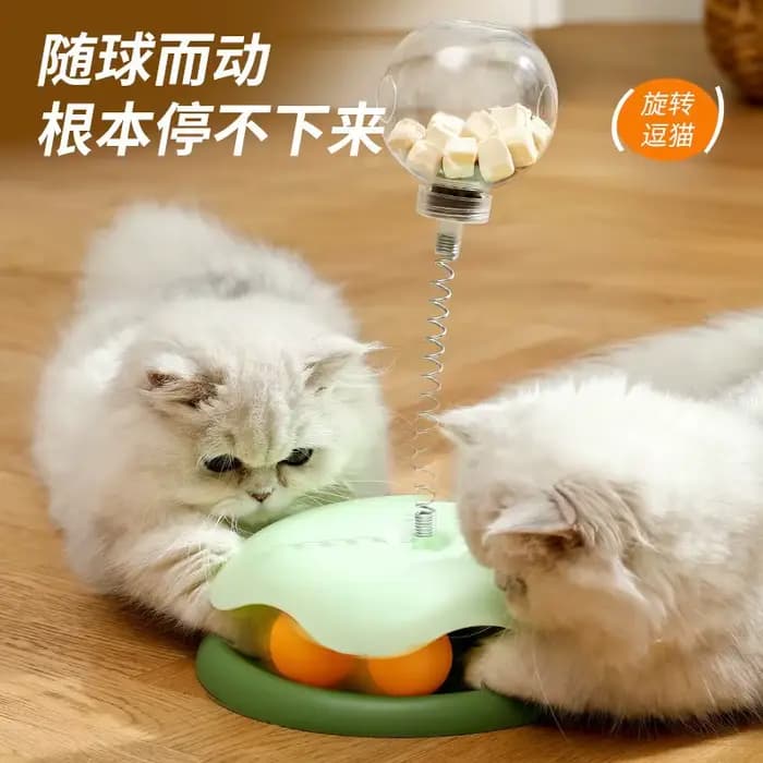 Jouet pour chat personnalisé : jouet rotatif, tunnel, balle de stimulation pour chat, balle distributrice de nourriture, anti-ennui pour chat