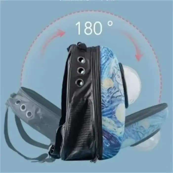 Sac à dos à bandoulière respirant pour animaux de compagnie