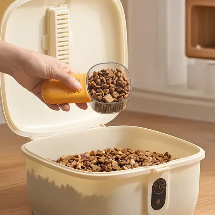 Tasse de nourriture pour animaux de compagnie pour chien chat bol d'alimentation balance de cuisine cuillère à mesurer