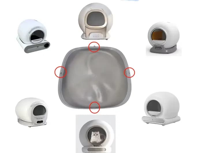 Accessoires pour litière automatique pour chat