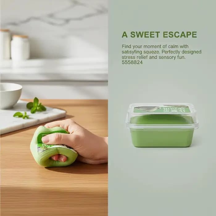 Jouet Squishy Gâteau Glacé 1 Pièce à Remontée Lente