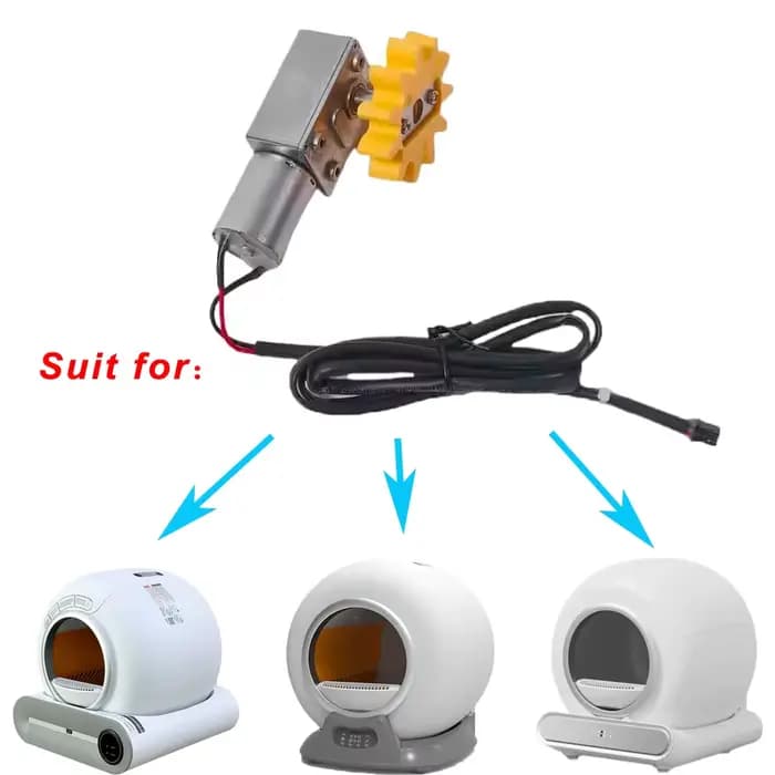 Remplacement et entretien des accessoires du moteur pour litière automatique intelligente autonettoyante pour chat