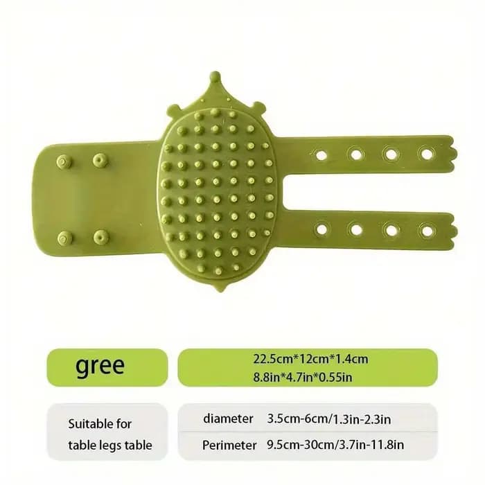 Grattoir à chat en silicone avec poils flexibles