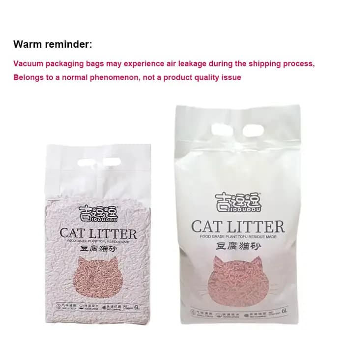 Litière pour chat en tofu