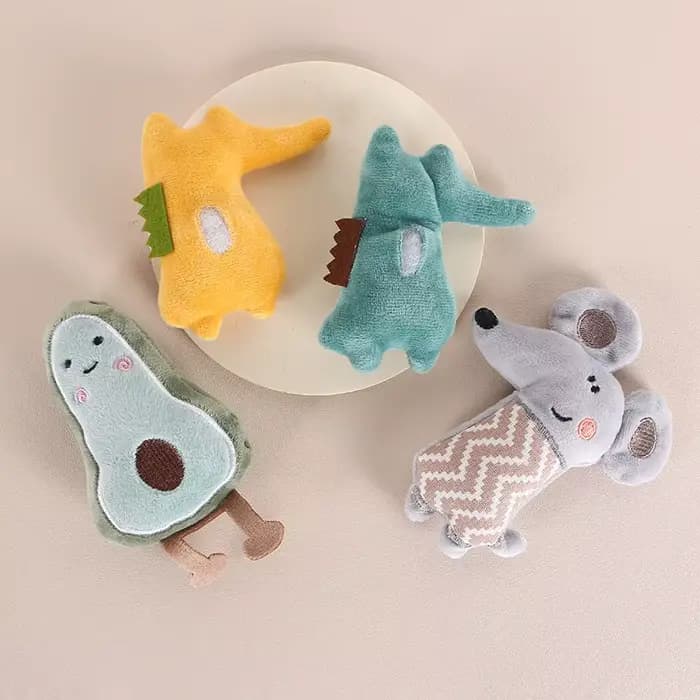  Jouets de dessin animé mignons pour animaux de compagnie