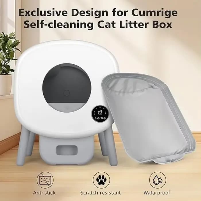 Accessoires pour litière auto-nettoyante pour chat : Tapis en tissu doux pour la collecte des excréments, pour litière Neo-B pour chat